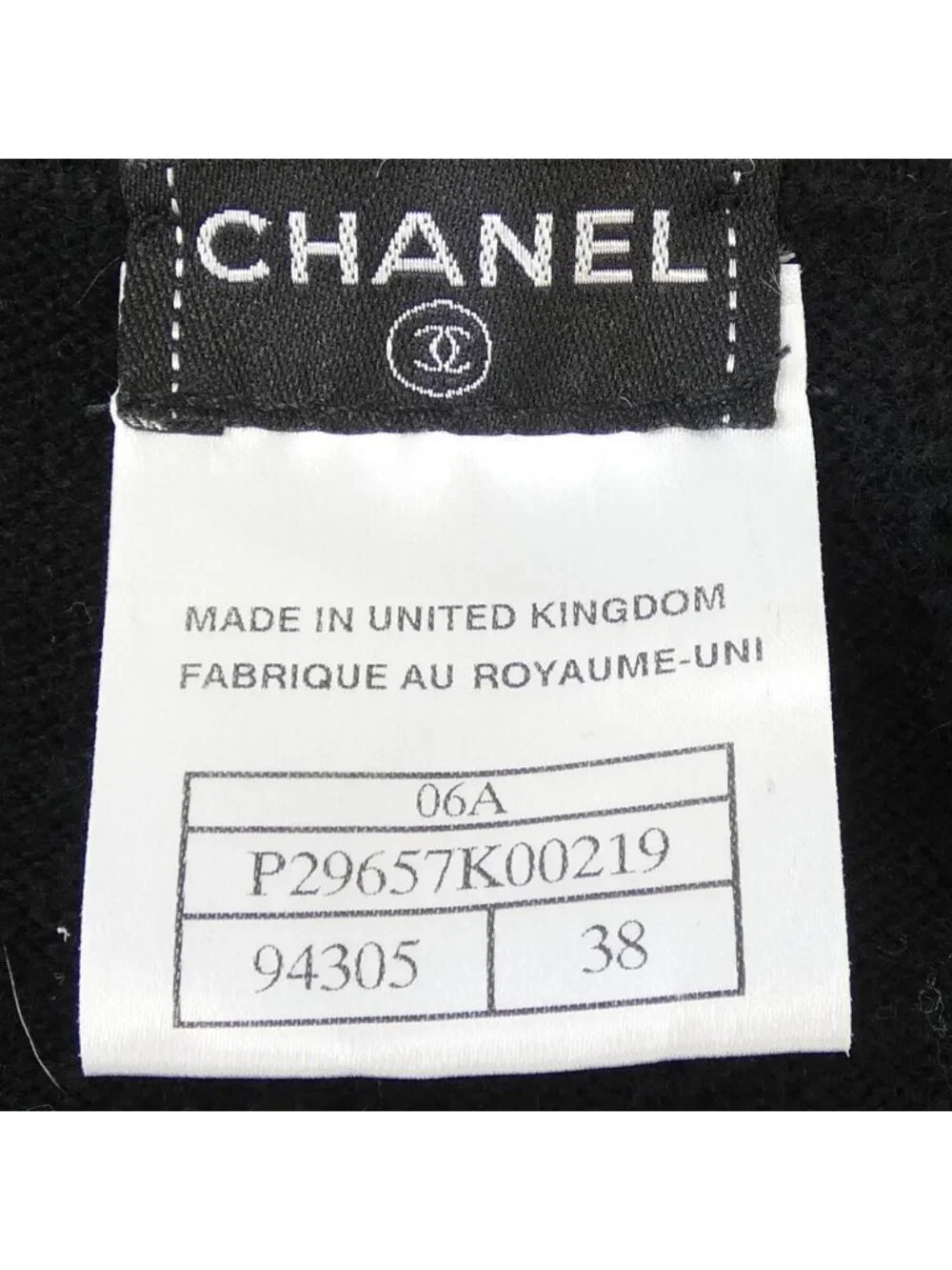 Chanel 06A Knit Sweater Black
